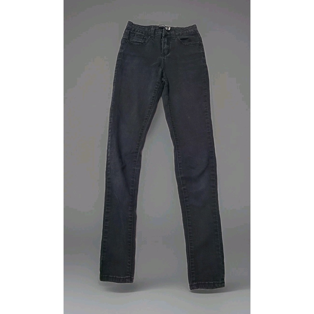 Monkey Ride Jeans Women's Size 0/24 Skinny Stretch Mid Rise‎ Denim Black